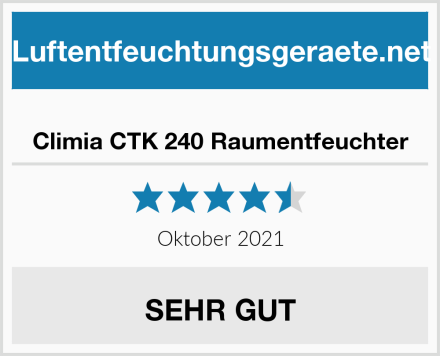  Climia CTK 240 Raumentfeuchter Test